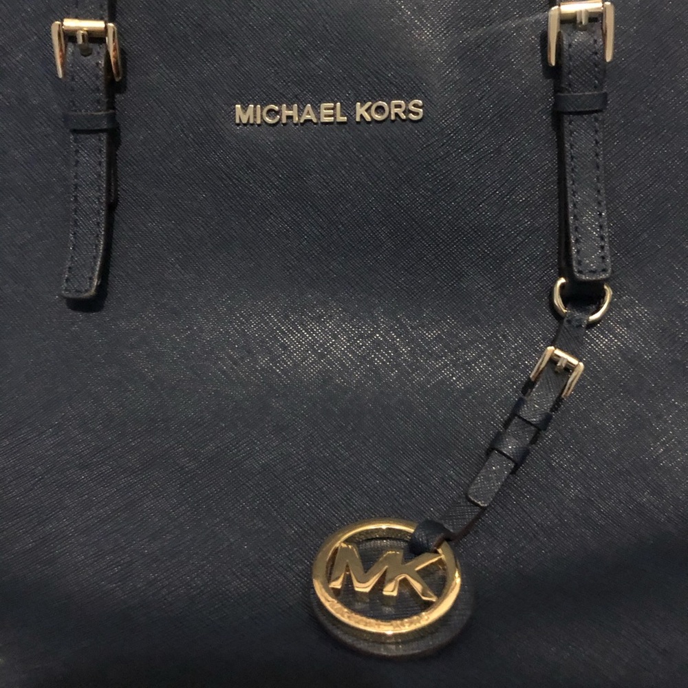 Michael Kors Midnight blue gently used Tote